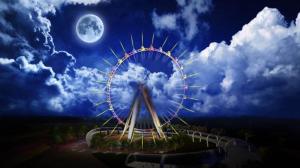 Wholesale ferry: 128m Ferris Wheel with Customized Capsule