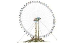 Wholesale table runners: 133m Theme Park Ferris Wheel