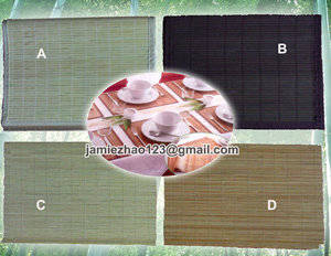 Wholesale placemat: Eco-friendly Natural Bamboo Placemat/Table Mat