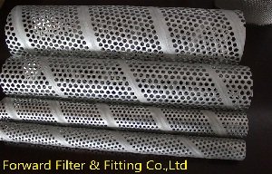 SUS304/304L Round Hole Stainless Steel Spiral Welded Perforated Metal Tubing/Support Pipe