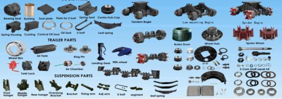 Sell trailer axle spare parts