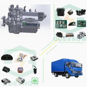 Wholesale ac motor: 60kw 110kw Electric AC Motor Controller 2 Speed Auto Gearbox TCU for 4.5T Pure Electric Truck