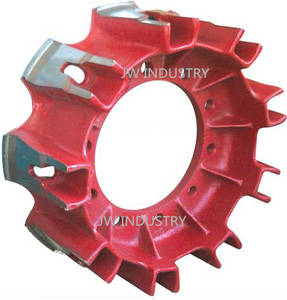 Wholesale steel casting products investment: Rear Spider Nine Blades Wheel Hub