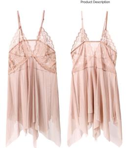Wholesale pajamas&sleepwear: Sexy Nightdress Gauze See-through Seductive Appeal Nightdress Set