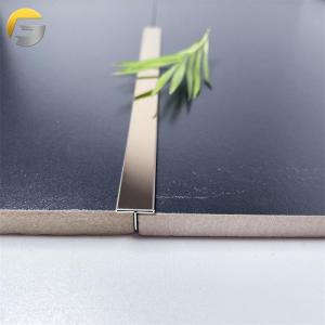 Wholesale tile trim: AN029 Hot Sale 304 Mirror Polished Metal T Shape Tile Trim Wall Decorative Stainless Steel Strips