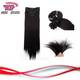 Sell clip in hair extensions 9 pieces Brazilian virgin human hair extensions 