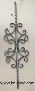 Wholesale stair balustrade: Wrought Iron Bar Fence Post Stair Handrails