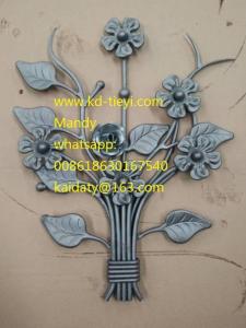 Wholesale decorative flowers: Wrought Iron Fence Rosettes