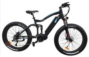 mid drive fat tire electric bike