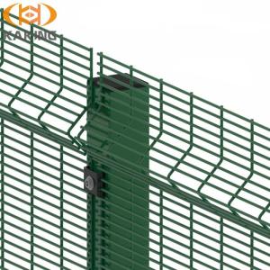 Wholesale steel wire fence: High-Security Anti Climb 358 Mesh Fence Anti-Corrosion Features Hot Dip PVC Coated Steel Frame Secur