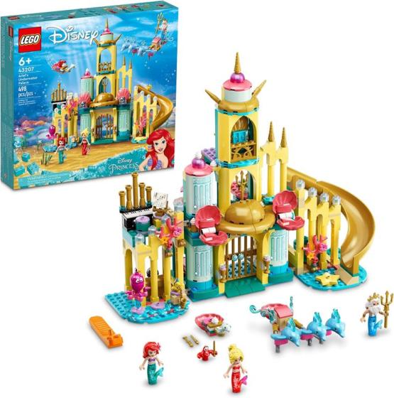 Lego Disney Ariels Underwater Palace 43207 Building Kit A Fun Mermaid