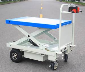 Wholesale price of motorcycle battery: Powered Scissor Lift Cart for Materials Handling (HG-1090)