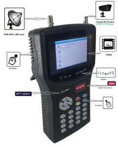 Wholesale usb to hdmi converter: 4.3Inch Handheld Multifunctional HD/MP4 Satellite Finder&Monitor(KPT-255H+)