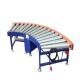 Customized Galvanized Steel Curve Roller Conveyor Assembly Line