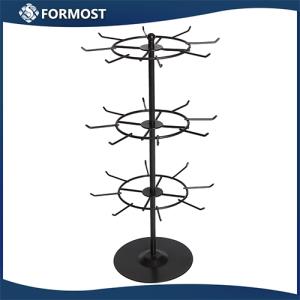 Countertop 3 Layer Spinner Rack Rotating Metal Racks Counter