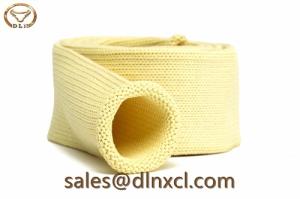 Wholesale knitting sleeves: Aramid Knitting Tube/Kevlar Roller Sleeve for Glass Tempering Furnace