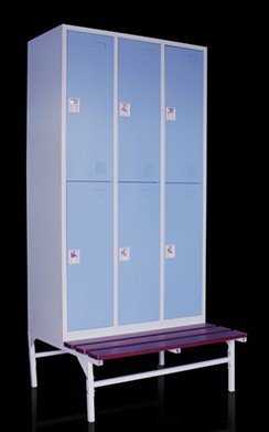 6 Door Locker With Bench For Gym Bathroom Id 6974845 Product 6 Door Locker With Bench For Gym Bathroom Image