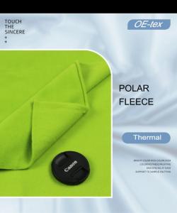 Wholesale jackets fabric: Hot Sell Two Sides Brushed One Side Anti-pilling Polar Fleece Fabric