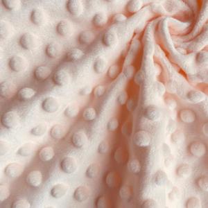 Wholesale micro dot: 100% Polyester Micro Fleece Bubble Minky Dimple Dot Fabric