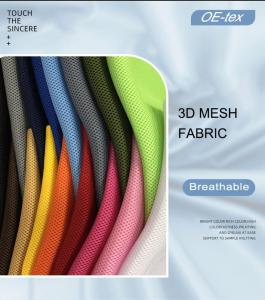 Wholesale sandwich: 100% Polyester 3D Mesh Fabric Spacer Mesh Fabric Sandwich Fabric for Shoes Etc