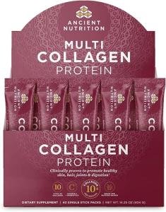 Wholesale c: Ancient Nutrition Collagen Powder Protein, Unflavored Multi Collagen Powder Packets with Vitamin C,