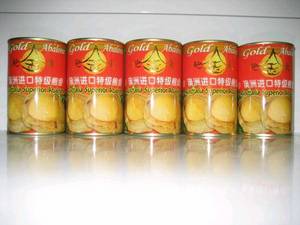 Wholesale canned abalone: Gold Abalone