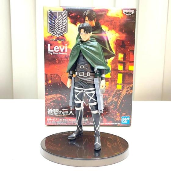 Attack On Titan Anime Final Season Legit Figure Statue Toy Levi ...