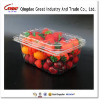 Whole  Cheaper High Quality Plastic Fruit Clear Container 