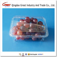 Clear Plastic Fruit Packaging Box Fruit Clamshell Fruit...