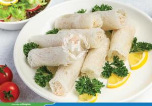 Wholesale tray: Pre-fried Seafood Spring Roll