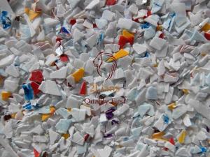Wholesale plastic coated: HIPS Regrind White-Mix