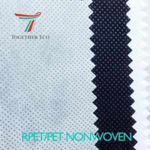 Wholesale printing fabric: Sublimation Print RPET Spunbond Nonwoven Fabric