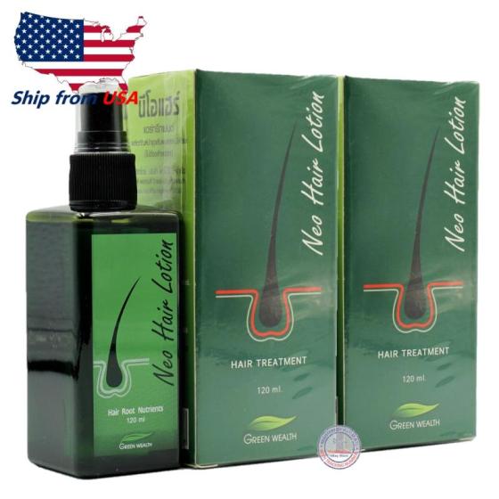 Neo Hair Lotion Green Wealth Hair Root Treatment Original Nutrients 120ml Pack 2id11833964 3189