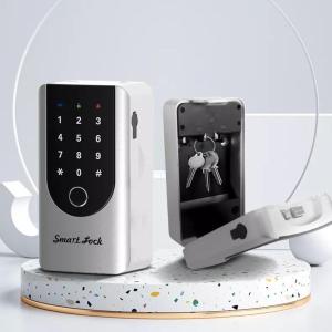 Wholesale smart key: Waterproof Anti-theft TYPE-C Emergency Charging Smart Wall Mounted Key Safe Box