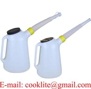 Wholesale measurement: Plastic Oil Fuel & Water Jug and Pouring Spout Can 5L Measuring Can Diesel Petrol