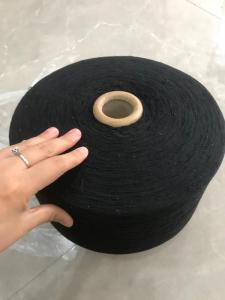 Wholesale dying machine: Keshu Yarn Exporter Good Quality Cheap Recycled Knitting Yarn Dyed for Knitting Glove Ne10s Black