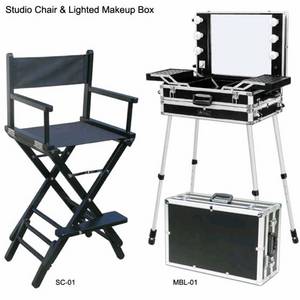Wholesale chair: Lighted Makeup Box, Lighted Makeup Case, Studio Chair