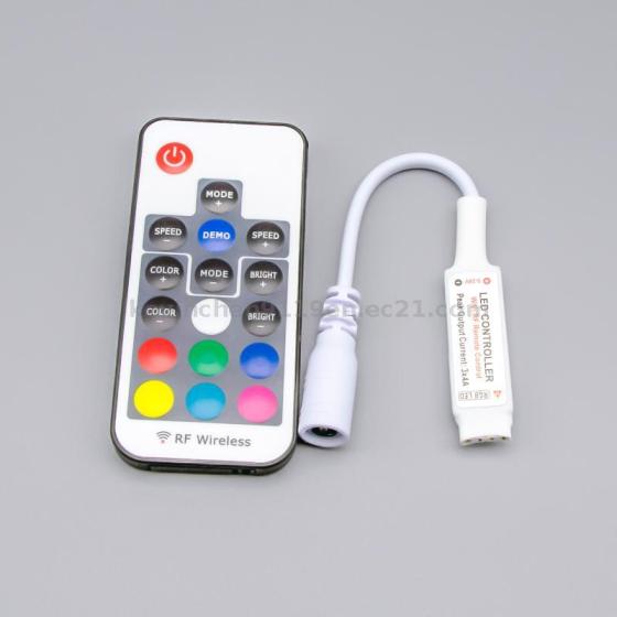 DC5-24V 4*3A Mini RGB LED Controller with RF Remote(id:9443815). Buy ...