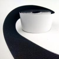 Strong Sticky Hook and Loop Tape Black Custom Size 70mm Self Adhesive Hook Loop Strap