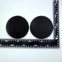 Self Adhesive Hook and Loop Fastener Black Stick On Hook Loop Dot 100mm