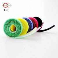 One Wrap Hook and Loop Cable Strap Multi Color Double Sided Hook Loop Tape
