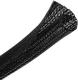 One-Sided Open Split Braided Wire Loom Cable Sleeving for Tidy Up the Cables