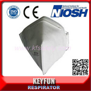 Wholesale fluid resistant mask: Vertical Foldable Particulate Respirator