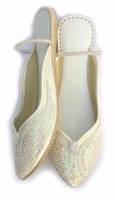 Sell Indian Beaded Women Footwear Leather Shoes Khussa