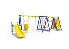 Custom Color Kids Play Swing , Plastic Swing Sets Climbing...