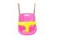2 In 1 Kids Play Swing , Pink Outdoor Baby Swing Outdoo Toddler Swing