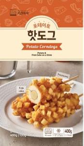 Wholesale frozen potatoe fries: Potato Corndog