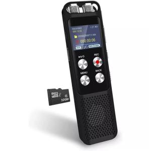 Wholesale gift cable: 48GB Voice Activated Recorder with Playback Sound Tape Recorder for Lectures