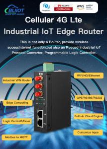 Wholesale industrial ethernet switches: Industrial 4G RS485 To WiFi Modbus MQTT Edge Gateway Router