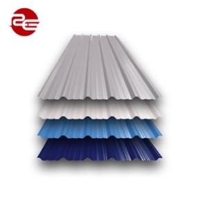 Whole Color Coated Aluminium Sheet Gi Gl Ppgi Ppgl Color Coated Metal Roof Tile Aluminium Corrugated Roofing Sheet